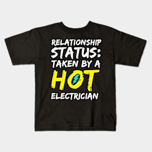 Taken by a Hot Electrician Kids T-Shirt